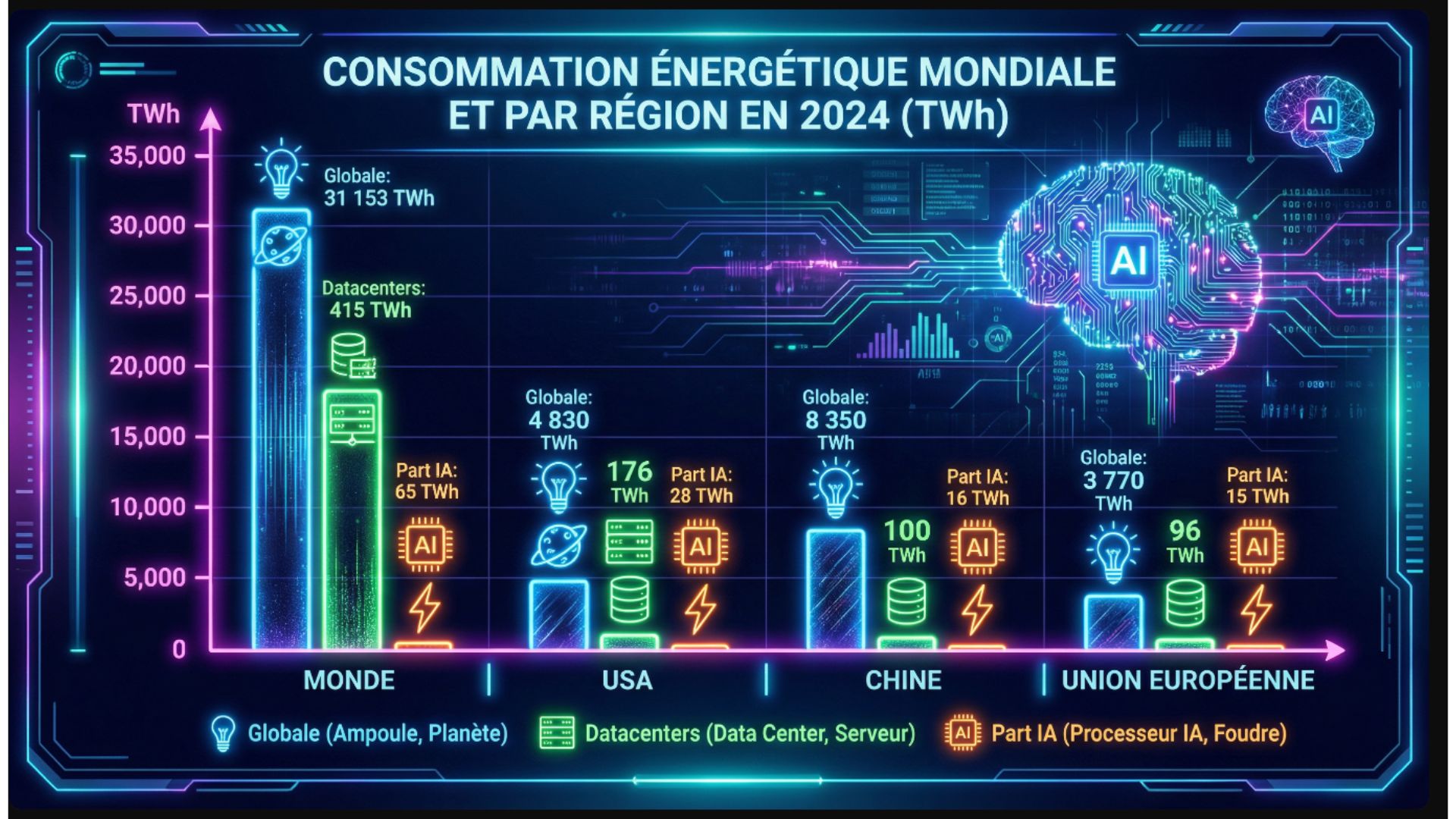 Image graphique fait avec l'IA pour le graphique créatif